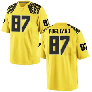 A.J. Pugliano Game Gold Men's Oregon Ducks Football Jersey