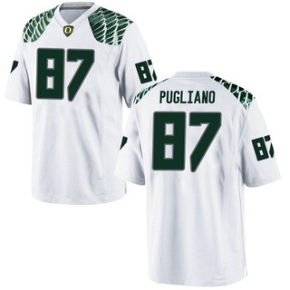 A.J. Pugliano Game White Men's Oregon Ducks Football Jersey