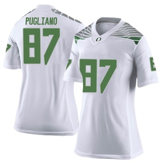 A.J. Pugliano Limited White Women's Oregon Ducks Football Jersey