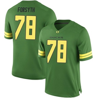 Alex Forsyth Game Green Men's Oregon Ducks Football Jersey