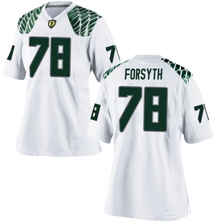 Alex Forsyth Game White Women's Oregon Ducks Football Jersey