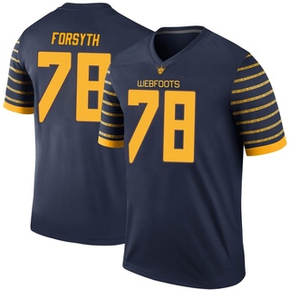 Alex Forsyth Legend Navy Men's Oregon Ducks Football Jersey