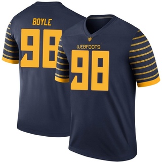 Andrew Boyle Legend Navy Men's Oregon Ducks Football Jersey