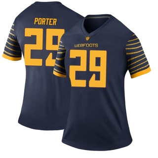 Ashton Porter Legend Navy Women's Oregon Ducks Football Jersey