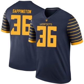 Atticus Sappington Legend Navy Men's Oregon Ducks Football Jersey