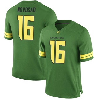 Austin Novosad Game Green Men's Oregon Ducks Football Jersey