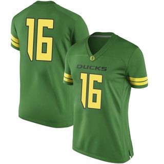 Austin Novosad Game Green Women's Oregon Ducks Football Jersey