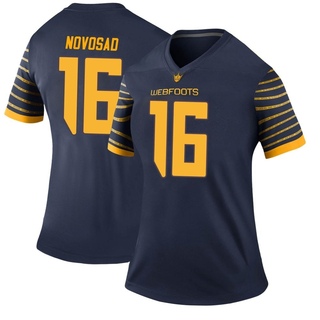 Austin Novosad Legend Navy Women's Oregon Ducks Football Jersey