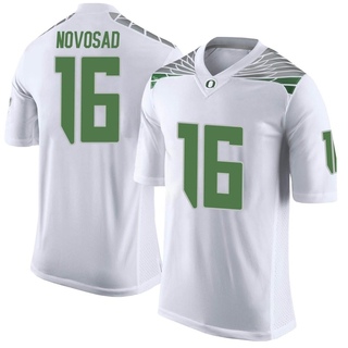 Austin Novosad Limited White Men's Oregon Ducks Football Jersey