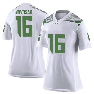 Austin Novosad Limited White Women's Oregon Ducks Football Jersey