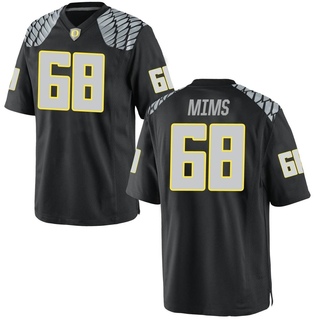 Auston Mims Game Black Men's Oregon Ducks Football Jersey