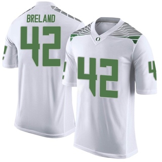 Aydin Breland Limited White Men's Oregon Ducks Football Jersey