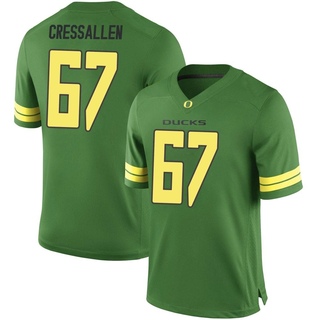 Beau CressAllen Game Green Men's Oregon Ducks Football Jersey