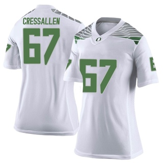 Beau CressAllen Limited White Women's Oregon Ducks Football Jersey