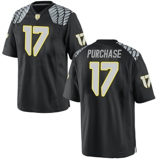 Blake Purchase Game Black Men's Oregon Ducks Football Jersey