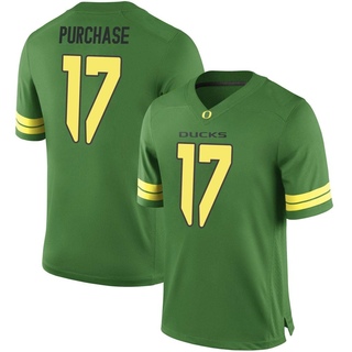 Blake Purchase Game Green Men's Oregon Ducks Football Jersey