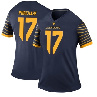 Blake Purchase Legend Navy Women's Oregon Ducks Football Jersey