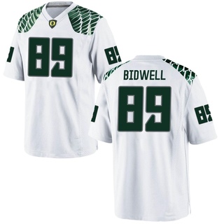 Brady Bidwell Game White Men's Oregon Ducks Football Jersey