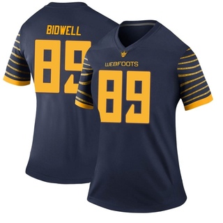 Brady Bidwell Legend Navy Women's Oregon Ducks Football Jersey