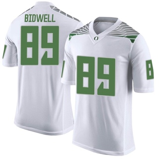 Brady Bidwell Limited White Men's Oregon Ducks Football Jersey