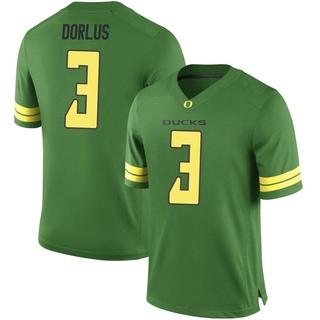 Brandon Dorlus Game Green Men's Oregon Ducks Football Jersey