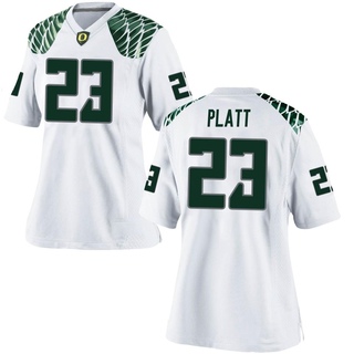 Brayden Platt Game White Women's Oregon Ducks Football Jersey