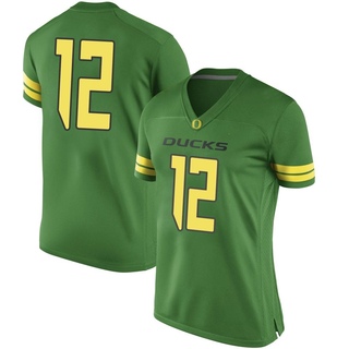 Brock Thomas Game Green Women's Oregon Ducks Football Jersey