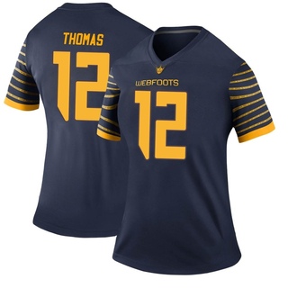 Brock Thomas Legend Navy Women's Oregon Ducks Football Jersey