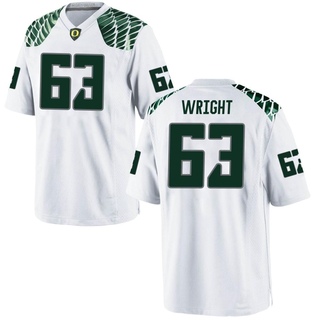 Brodie Wright Game White Men's Oregon Ducks Football Jersey