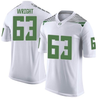 Brodie Wright Limited White Men's Oregon Ducks Football Jersey