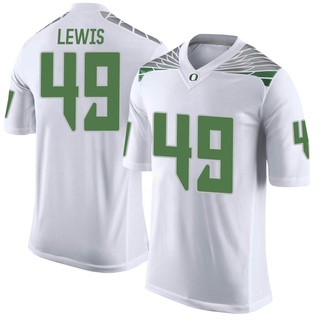 Camden Lewis Limited White Men's Oregon Ducks Football Jersey