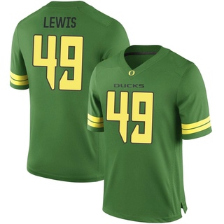 Camden Lewis Replica Green Youth Oregon Ducks Football Jersey