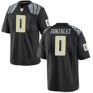 Christian Gonzalez Replica Black Men's Oregon Ducks Football Jersey