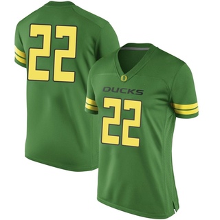 Connor Soelle Game Green Women's Oregon Ducks Football Jersey