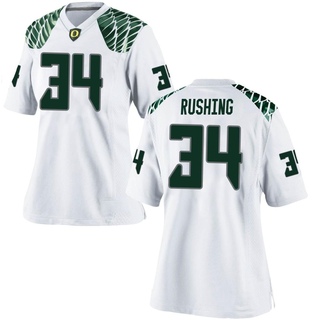 Cruz Rushing Game White Women's Oregon Ducks Football Jersey