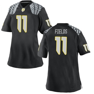 Dakoda Fields Game Black Women's Oregon Ducks Football Jersey