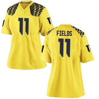 Dakoda Fields Game Gold Women's Oregon Ducks Football Jersey