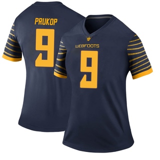 Dakota Prukop Legend Navy Women's Oregon Ducks Football Jersey