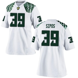 Dane Sipos Game White Women's Oregon Ducks Football Jersey