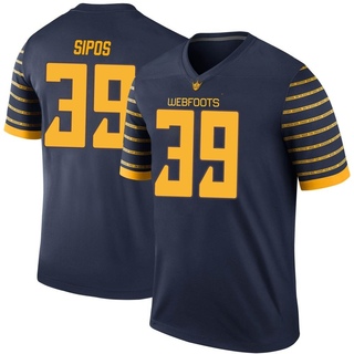 Dane Sipos Legend Navy Men's Oregon Ducks Football Jersey