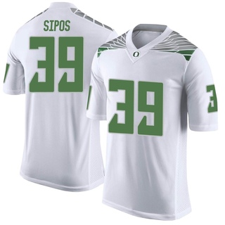 Dane Sipos Limited White Men's Oregon Ducks Football Jersey