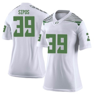 Dane Sipos Limited White Women's Oregon Ducks Football Jersey