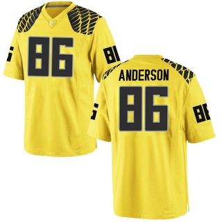 Darrian Anderson Game Gold Youth Oregon Ducks Football Jersey