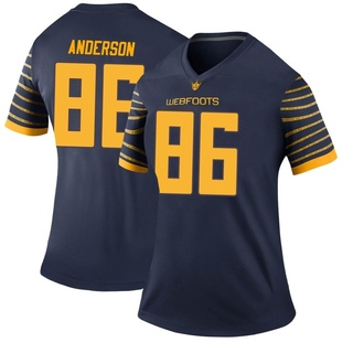 Darrian Anderson Legend Navy Women's Oregon Ducks Football Jersey