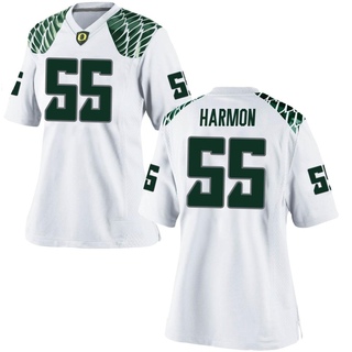 Derrick Harmon Game White Women's Oregon Ducks Football Jersey