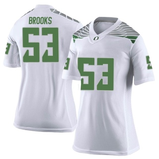 Devin Brooks Limited White Women's Oregon Ducks Football Jersey