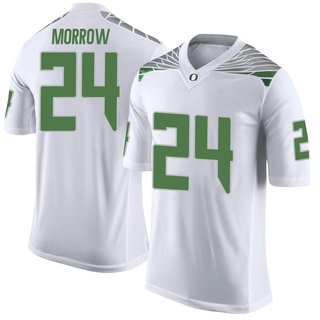 Devin Morrow Limited White Men's Oregon Ducks Football Jersey