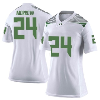 Devin Morrow Limited White Women's Oregon Ducks Football Jersey