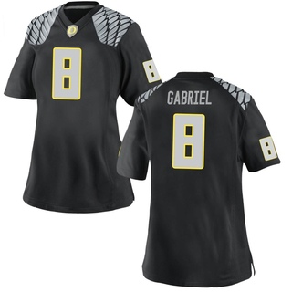 Dillon Gabriel Game Black Women's Oregon Ducks Football Jersey