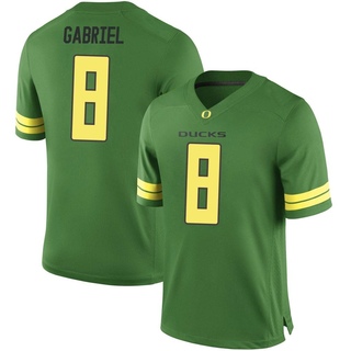 Dillon Gabriel Game Green Men's Oregon Ducks Football Jersey